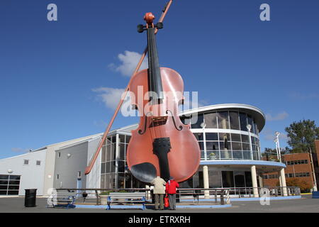 The Big Fiddle at the Sydney Marine Terminal in Nova Scotia. Stock Photo