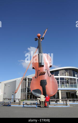 The Big Fiddle at the Sydney Marine Terminal in Nova Scotia. Stock Photo