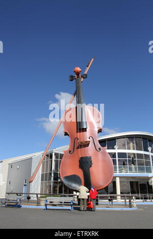 The Big Fiddle at the Sydney Marine Terminal in Nova Scotia. Stock Photo