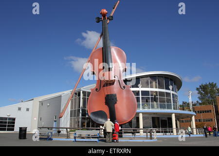 The Big Fiddle at the Sydney Marine Terminal in Nova Scotia. Stock Photo