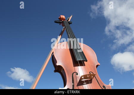 The Big Fiddle at the Sydney Marine Terminal in Nova Scotia. Stock Photo