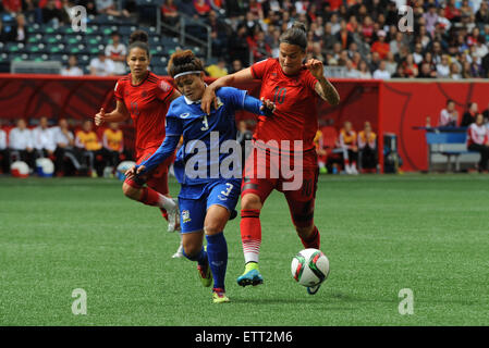 Winnipeg, Canada. 15th June, 2015. FIFA Women’s World Cup Group B. Match between Thailand vs Germany national teams at Winnipeg Stadium Winnipeg (CAN)  15 Jun 2015 Credit:  Anatoliy Cherkasov/Alamy Live News Stock Photo