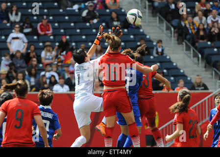 Winnipeg, Canada. 15th June, 2015. FIFA Women’s World Cup Group B. Match between Thailand vs Germany national teams at Winnipeg Stadium Winnipeg (CAN)  15 Jun 2015 Credit:  Anatoliy Cherkasov/Alamy Live News Stock Photo