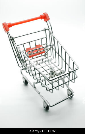 Empty shopping cart, side view Stock Photo