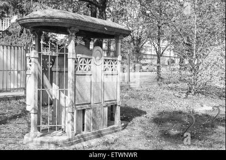 Public toilet (in a park) from the early 1900s Stock Photo