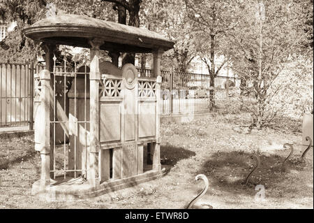 Public toilet (in a park) from the early 1900s Stock Photo