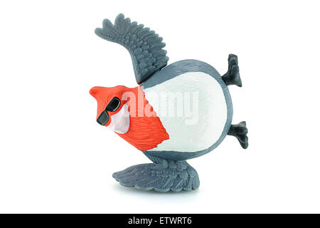 Bangkok,Thailand - February 24, 2015: pedro a  red-crested cardinal bird toy character form RIO animation film. Stock Photo