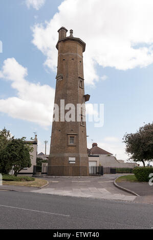 The Harwich High Lighthouse one of leading lights built in 1818 to replace a light over the Town Gate now wireless museum Stock Photo