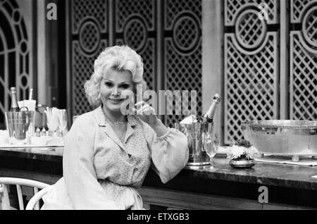 Zsa Zsa Gabor in London. 6th July 1980. Stock Photo