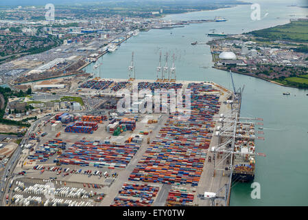 Southampton Docks, southern England, UK Stock Photo