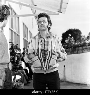 Former Beatles drummer Ringo Starr as he appears in the film 'That'll Be The Day' , being shot at Warners Holiday Camp in Ryde on the Isle of Wight. 24th October 1972. Stock Photo