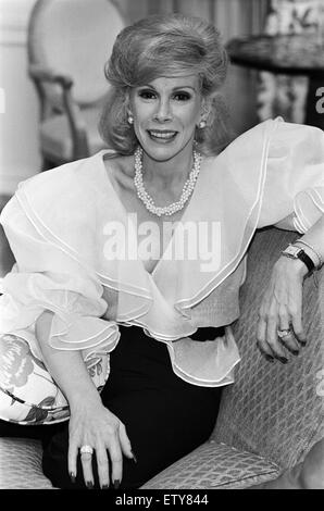 American Comedian Joan Rivers, 18th November 1983 Stock Photo - Alamy