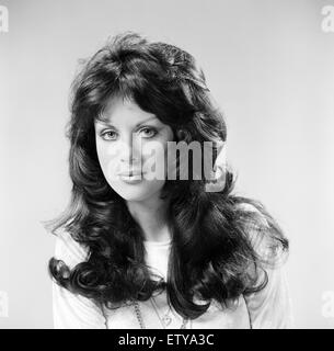 Valli Kemp, Actress & Model, Studio Pix, 28th April 1973. Stock Photo