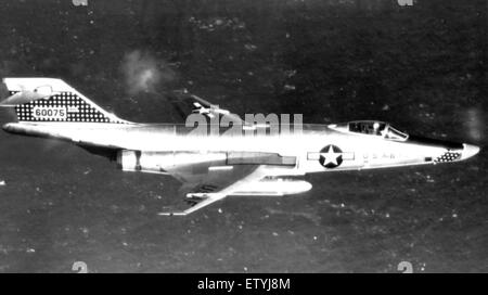McDonnell RF-101C-65-MC Voodoo 56-075 in the 15th TRS Stock Photo