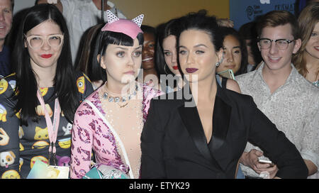 Premiere screening of EPIX's 'Katy Perry: The Prismatic World Tour' at The Theatre at Ace Hotel - Arrivals  Featuring: Katy Perry Where: Los Angeles, California, United States When: 26 Mar 2015 C Stock Photo