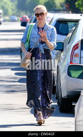 Amy Adams visits a friend in Los Angeles  Featuring: Amy Adams Where: Los Angeles, California, United States When: 28 Mar 2015 C Stock Photo