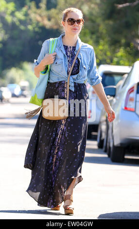 Amy Adams visits a friend in Los Angeles  Featuring: Amy Adams Where: Los Angeles, California, United States When: 28 Mar 2015 C Stock Photo