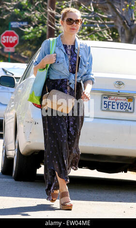 Amy Adams visits a friend in Los Angeles  Featuring: Amy Adams Where: Los Angeles, California, United States When: 28 Mar 2015 C Stock Photo