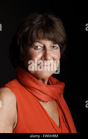 Valerie Grove at the Oldie Literary Lunch, 16/06/15 Stock Photo