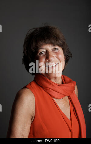 Valerie Grove at the Oldie Literary Lunch, 16/06/15 Stock Photo