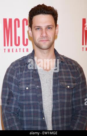 Photocall for the new play 'Permission' at MCC Theater  Featuring: Justin Bartha Where: New York City, New York, United States When: 03 Apr 2015 C Stock Photo