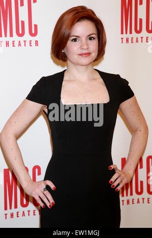 Photocall for the new play 'Permission' at MCC Theater  Featuring: Nicole Lowrance Where: New York City, New York, United States When: 03 Apr 2015 C Stock Photo