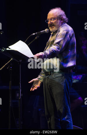 Celebration of the 60th anniversary of Allen Ginsberg's 'Howl' with music, words and funny people at The Ace Hotel Theater  Featuring: Hal Willner Where: Los Angeles, California, United States When: 07 Apr 2015 C Stock Photo