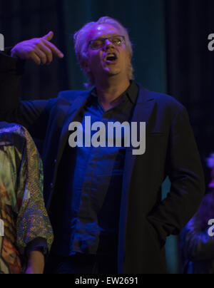 Celebration of the 60th anniversary of Allen Ginsberg's 'Howl' with music, words and funny people at The Ace Hotel Theater  Featuring: Tim Robbins Where: Los Angeles, California, United States When: 07 Apr 2015 C Stock Photo