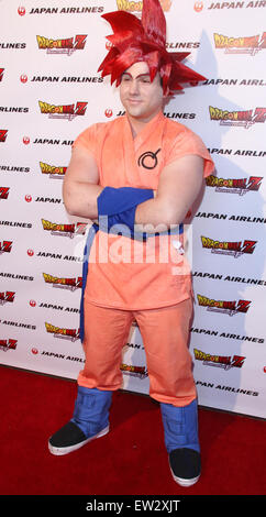 World premiere of Dragon Ball Z: Resurrection 'F' held at the Egyptian Theatre - Arrivals  Featuring: Goku Where: Los Angeles, California, United States When: 12 Apr 2015 C Stock Photo