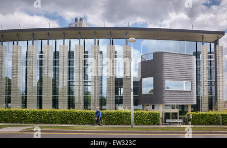 The physics in medicine department building at the university of Cambridge, England. Stock Photo