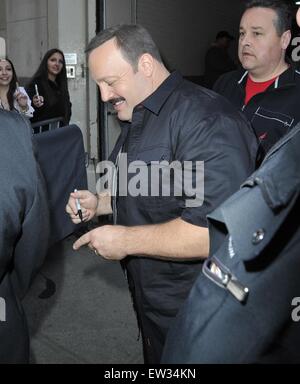 Kevin James at The Huffington Post  Featuring: Kevin James Where: Manhattan, New York, United States When: 13 Apr 2015 C Stock Photo