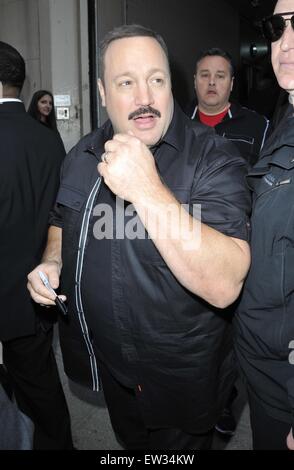 Kevin James at The Huffington Post  Featuring: Kevin James Where: Manhattan, New York, United States When: 13 Apr 2015 C Stock Photo