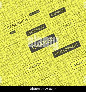 CHANCE. Background concept wordcloud illustration. Print concept word cloud. Graphic collage. Stock Vector