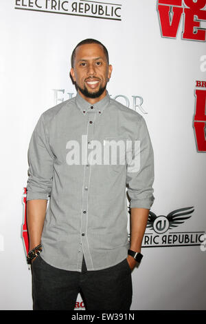 Los Angeles premiere of 'Brotherly Love' - Arrivals  Featuring: Affion Crockett Where: West Hollywood, California, United States When: 13 Apr 2015 C Stock Photo
