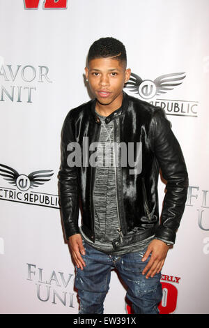 Los Angeles premiere of 'Brotherly Love' - Arrivals  Featuring: Bryshere Y Gray Where: West Hollywood, California, United States When: 13 Apr 2015 C Stock Photo