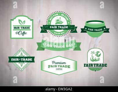 Digitally generated Fair Trade day vector Stock Vector