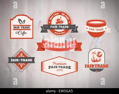 Digitally generated Fair Trade day vector Stock Vector