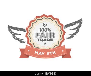 Digitally generated Fair Trade day vector Stock Vector