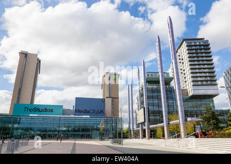 MediaCityUK, Salford Quays, Manchester, England, UK Stock Photo