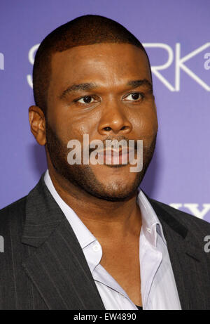 Tyler Perry at the Los Angeles premiere of 'Sparkle' held at the Grauman's Chinese Theater in Hollywood on August 16, 2012. Stock Photo