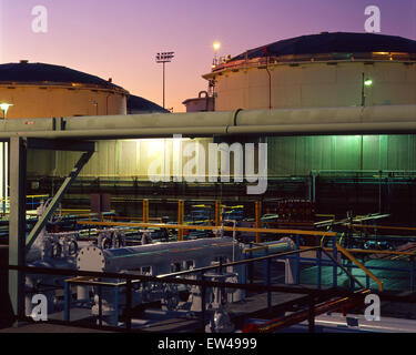 oil transfer facility Stock Photo