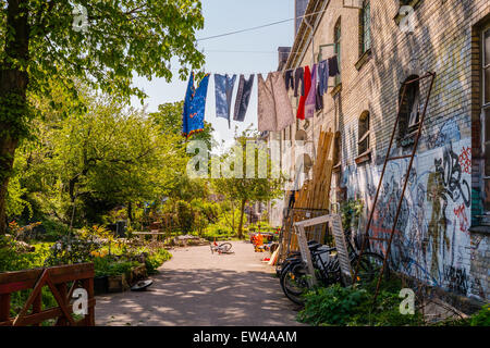 Christiania Copenhagen. Stock Photo