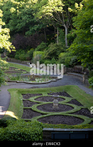 South Cliff Italian Gardens, Scarborough Yorkshire England UK Stock Photo