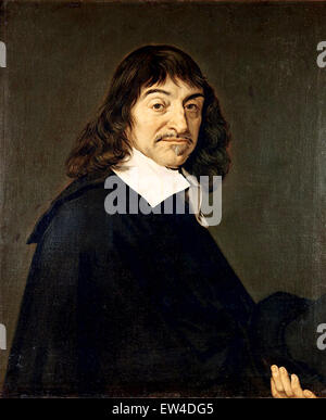 René Descartes, French philosopher, mathematician, and scientist who spent most of his life in the Dutch Republic. Stock Photo