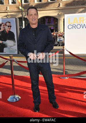 LOS ANGELES, CA - JUNE 27, 2011: Tom Hanks at the world premiere of his new movie 'Larry Crowne' at Grauman's Chinese Theatre, Hollywood. Stock Photo