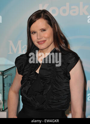 BEVERLY HILLS, CA - JUNE 16, 2011: Geena Davis at the Women in Film 2011 Crystal + Lucy Awards at the Beverly Hilton Hotel. Stock Photo