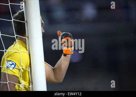 Prague, Czech Republic. 17th June, 2015. Marko Dmitrovic (SRB) Football/Soccer : UEFA Under-21 European Championship 2015 Group A match between Germany 1-1 Serbia at Stadion Letna in Prague, Czech Republic . Credit:  Maurizio Borsari/AFLO/Alamy Live News Stock Photo