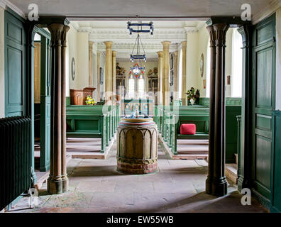 Interior of St Andrew's Church, in the village of Boynton, East Yorkshire, England UK Stock Photo