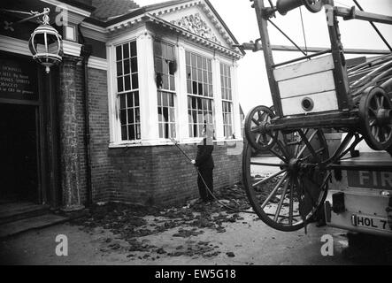 The Birmingham pub bombings took place on Thursday 21st November 1974 and were attributed to the Provisional IRA. The devices were placed in two central Birmingham pubs: the Mulberry Bush at the foot of the Rotunda, and the Tavern in the Town, a basement Stock Photo