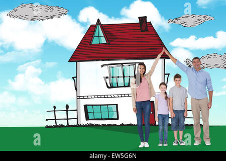 dream house drawing for children